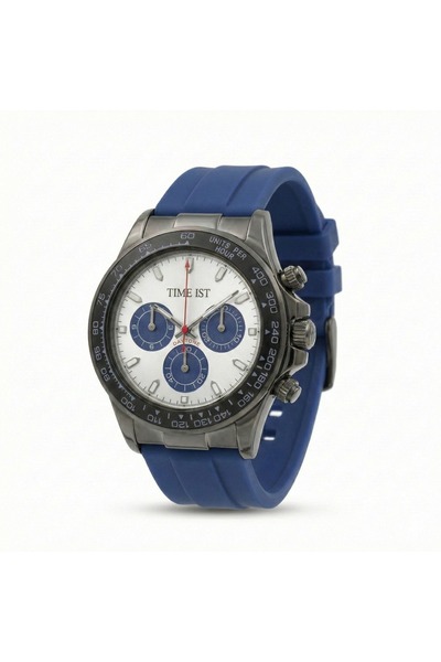 TEKMAKG Men's Wristwatch Classic Sport Dial Silicone Band Stylish Design Casu...