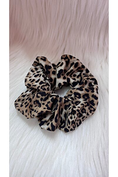 iky aksesuar Women's Leopard Rubber Buckle