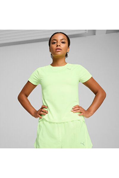 Puma Womens CLOUDSPUN Short Sleeve Running T-Shirt - Green