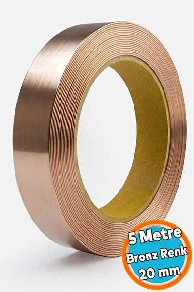 NZB Bronz Renkli Metalik Dekorasyon Bandı Ev ve Mobilya Dekorasyonu İçin Bron...