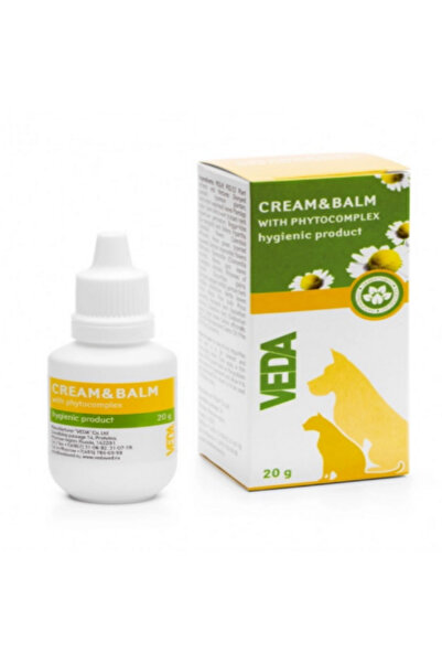 Vedavet Veda Cream Balm P 20 ml | Kedi & Köpek İçin Yara Bitkisel Pati Merhemi