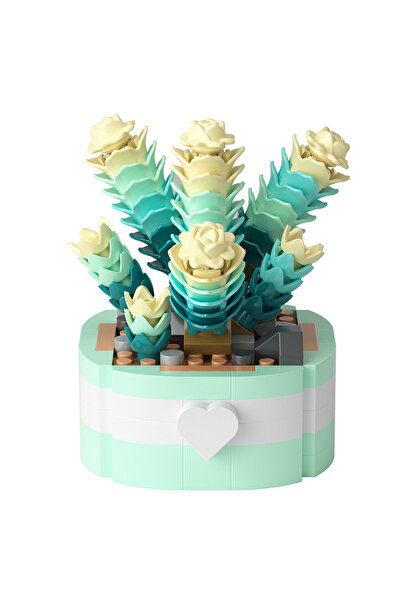 Choice7 252 قطعة من نباتات عصارية سوداء مزروعة في أصص، تحاكي الصبار وعباد الش...