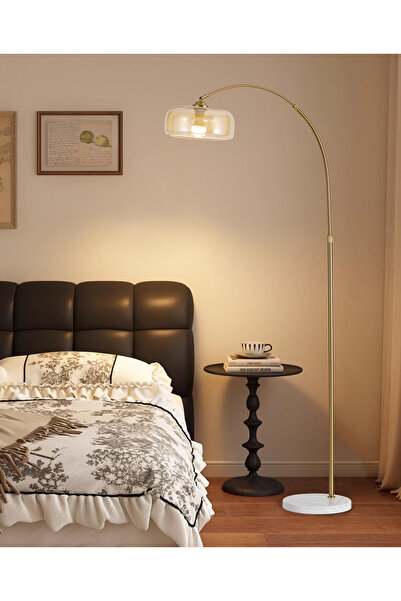 Apliqa Thea Cam Başlıklı Deve Boynu Lambader