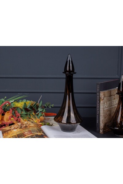 Sembol Nivon Brown Glass Vase 18X18X46 cm