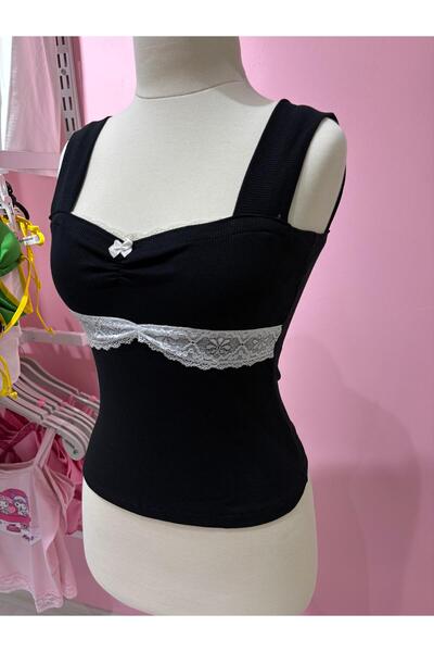 İsra Ayyıldız Moonstar Collection Kalın askılı Pinterest tam boy coquette bluz