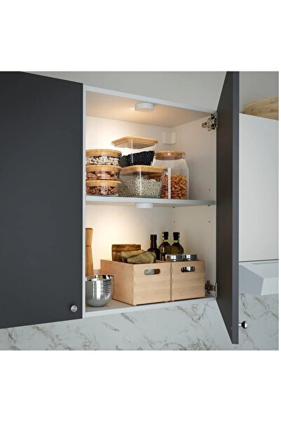 TEZPAZAR Gömpyssling 2 Adet Sensörlü Dolap Aydınlatması Çap 7 Cm Pilli Dolap ...