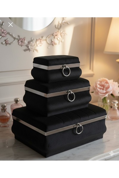Duru Çeyiz Sandıkları Çeyiz Sandığı Gelin Damat Bohçası 3lü