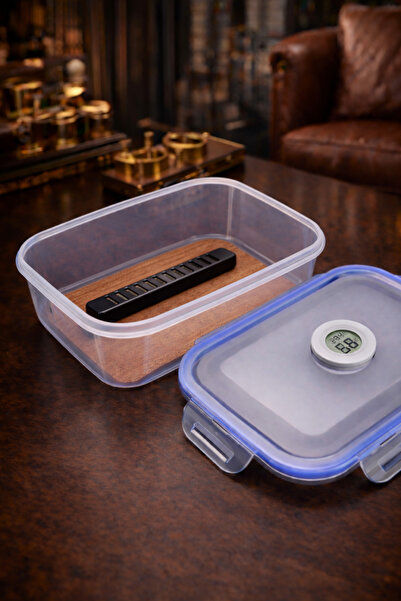 CigarFort Şeffaf Humidor Kutusu Akrilik 15 - 20 Puro