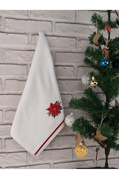 Baveno Cotton 40X70 cm Single Embroidered Gift Hand & Kitchen Towel