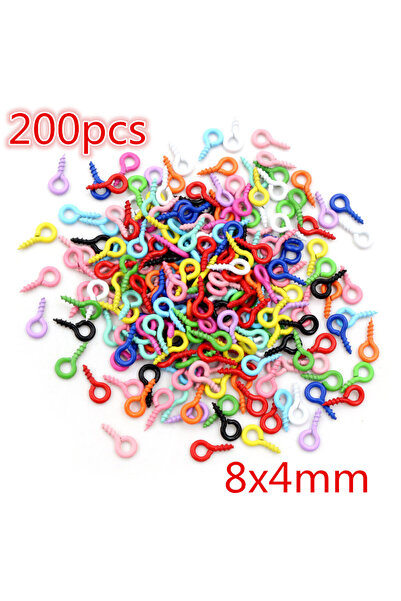 Choice AE1-41 200 قطعة حلقات وصل ملونة مختلطة من سبائك معدنية، مشابك لوبستر، ...