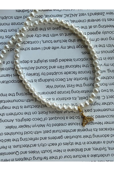 Rossetto Atelier Fish Tail Pearl Luck Necklace