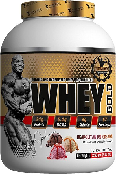 DEXTER JACKSON Signature Series Whey Gold | Neapolitan Ice Cream | 5 Lbs