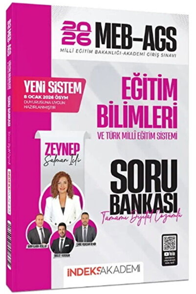 İndeks Akademi 2026 MEB AGS Eğitim Bilimleri ve Türk Milli Eğitim Sistemi Sor...