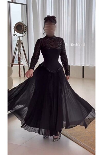 Sweety Fashion royal black dress