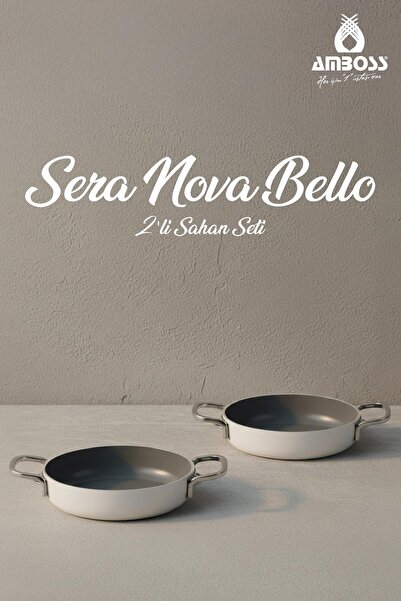 Amboss Sera Nova Bello 2 Piece Ceramic Pan Set 20-22 cm – White