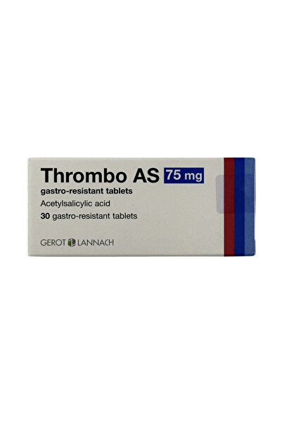 thrombocare THROMBO AS 75MG TAB 30'S