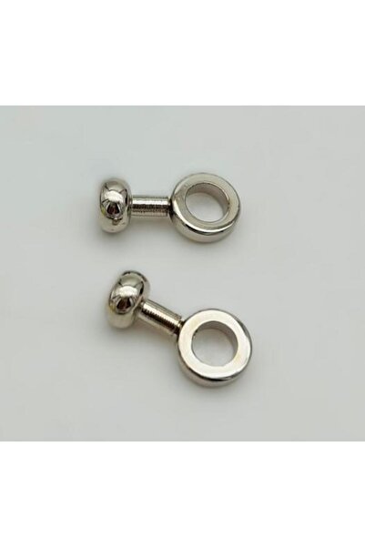 angel çanta aksesuar 2 cm Silver Color Screw Ring Handle 2 Pieces