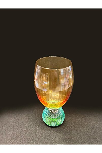 ROY KING AMBER YEŞİL AYAKLI 6'LI KRİSTAL CAM BARDAK 200ML