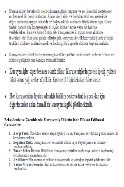 LİZYA BABY Çocuk bebek ek gıda çocuklar için Ceviz Badem Fındık Doğal besleyici toz Karışım +6 Ay 50 gr