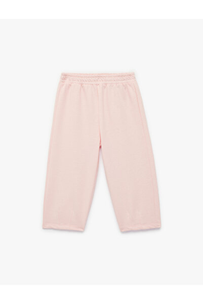 Koton Basic Jogger Sweatpants with Raised Waist and Elastic Waistband