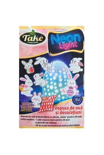 TAKE Liquid Paint and Neon Decorations for 20 Eggs