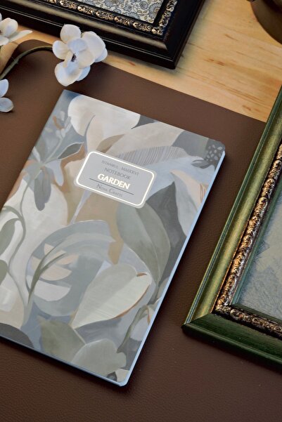 Nova Crafts Garden Shadow Bloom Tailor Stitched Notebook / Dotted / A5