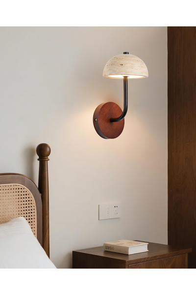 Apliqa Owen Traverten Mermer Desenli Ledli Aplik