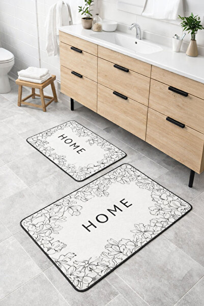 Nihai Ev Ψηφιακό αντιολισθητικό χαλάκι μπάνιου που πλένεται, μοντέρνο, διπλό,...