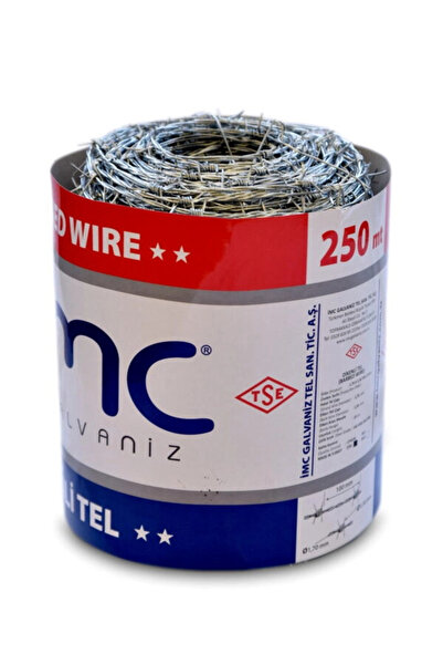 IMC Galvenizli Paslanmaz Dikenli Bahçe Teli 250 m