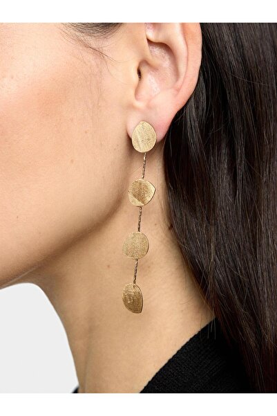 PARFOIS Uzuk Yaprak Küpe