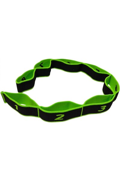 Helia Studio مطاط مرن محبوك باللون الأخضر مقاس 90 × 4 سم لتمارين الأيروبيك وا...