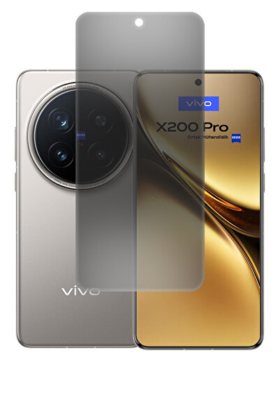 Phonextra Vivo X200 Pro Mat Privacy Hayalet Nano Ekran Koruyucu Esnek Kırılmaz