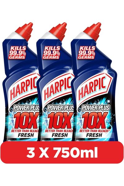 Harpic منظف ​​المراحيض هاربيك باور بلس 3قطع 750مل