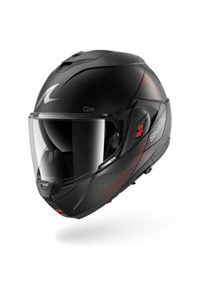 Shark Kask Oxo Sp Lyne Mat Çene Açılır Siyah