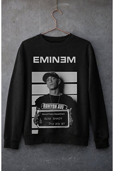 Fuddy Moda Unisex Oversize kroj Eminem Detroit Policijska Uprava Štampano okr...