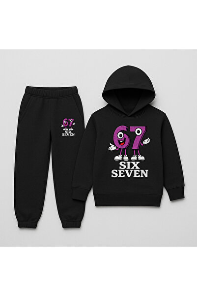 SVART WEAR ΠΑΙΔΙΚΟ ΣΕΤ ΦΟΡΜΑΣ ΜΕ ΣΧΕΔΙΑΣΜΟ SIX SEVEN, ΣΕΤ 2 ΤΕΜΑΧΙΩΝ ΦΟΡΜΑΣ Μ...