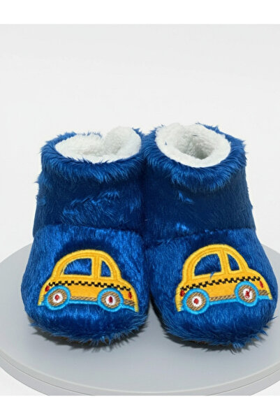 YusGos Cizme de casă unisex cu talpă anti-alunecare, din pluș, cu broderie cu...