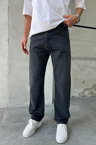 DİFRANSEL Men's Comfortable Fit Lossefit Baggy Trousers