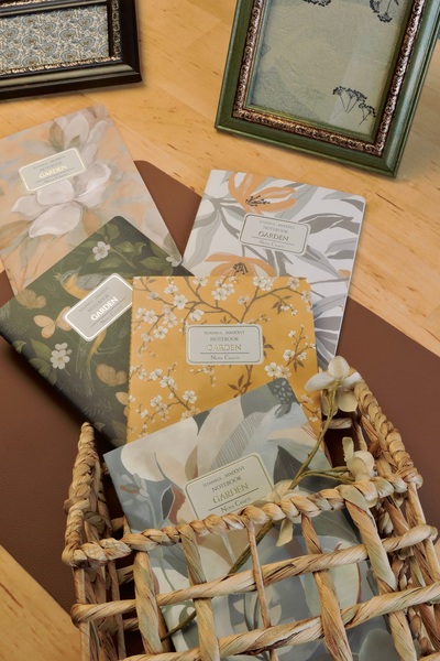 Nova Crafts Garden Set 5 Pieces Sewing Notebooks / Dotted / A5