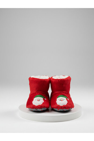 YusGos Cizme de casă unisex cu talpă anti-alunecare, din pluș, cu broderie cu...