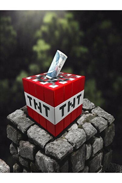 Uztech Minecraft Kumbara - Dekoratif Para Kutusu