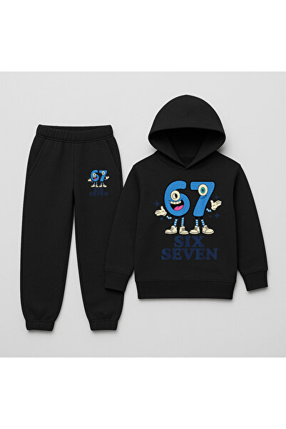 SVART WEAR ΠΑΙΔΙΚΟ ΣΕΤ ΦΟΡΜΑΣ ΜΕ ΣΧΕΔΙΑΣΜΟ SIX SEVEN, ΣΕΤ 2 ΤΕΜΑΧΙΩΝ ΦΟΡΜΑΣ Μ...