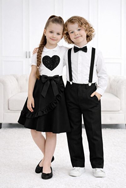 Kuraff Giyim 23 April 29 October Girls' Suit - Boys' Suit Show Combination