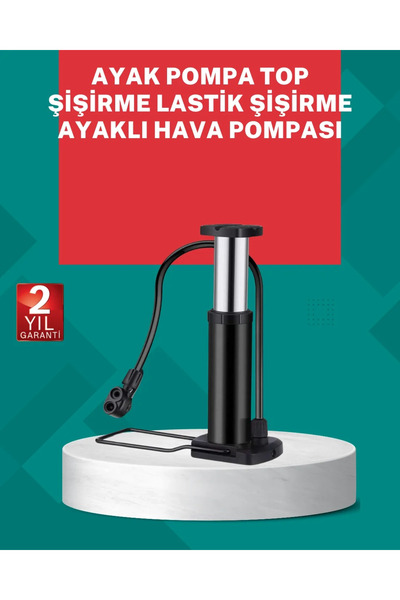 Epilons مضخة القدم اليدوية القوية جدا لنفخ الإطارات ZENVIA-4567