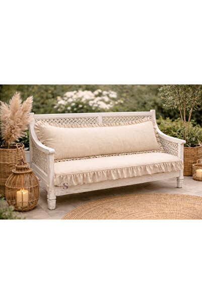 shules collection EL YAPIMI YIKANMIS NATUREL BULDAN KETEN FIRFIRLI BANK MİNDE...