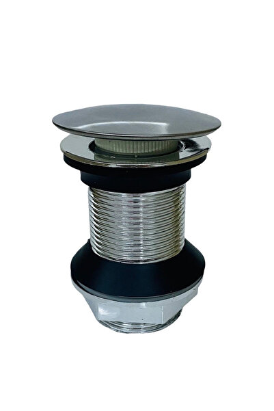 Kanonik Education Pop Up Chrome Plated Push Open Sink Flush Drain