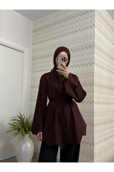 NEIRO BUTİK RAEL BELDEN BAĞLAMALI GÖMLEK