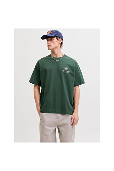Jack & Jones Niagara Erkek Yeşil Tişört (12293422-SCM)
