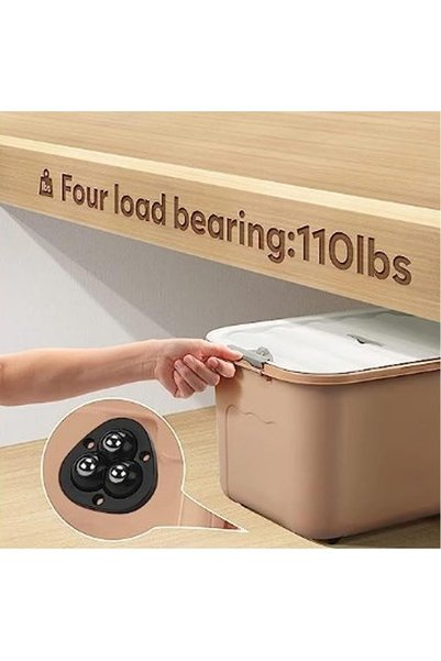 GELDİMİCOM siyah 4 ad Mini Mobilya Tekeri Airfry kahve makinesi damacana temizlik kovası sandık için çok Amaçlı Eşya Tekeri
