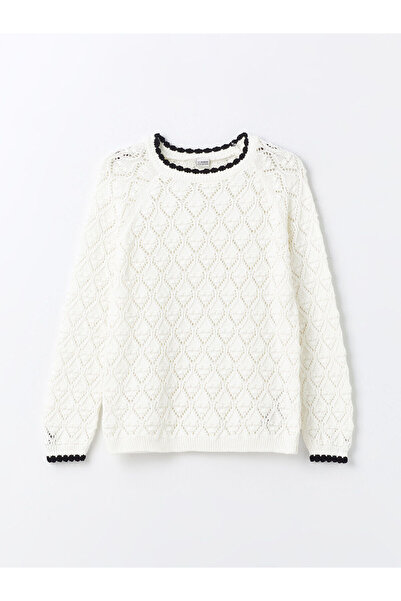 LC Waikiki LCW Kids Gâtul pentru biciclete Auto-model cu mânecă lungă Tricotu...